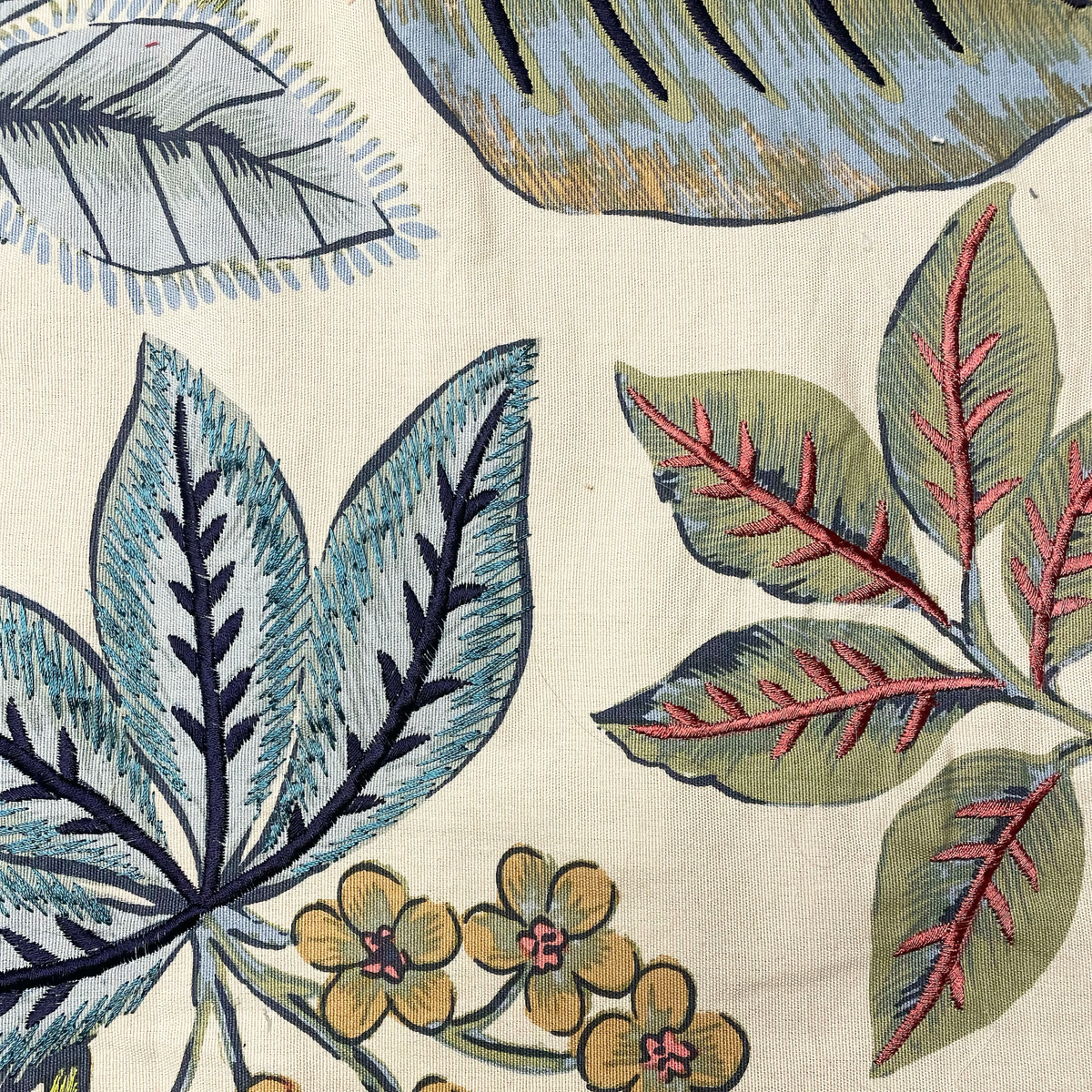 Swatch Sample of Ann Gish Lanai Throw and Decorative Pillow