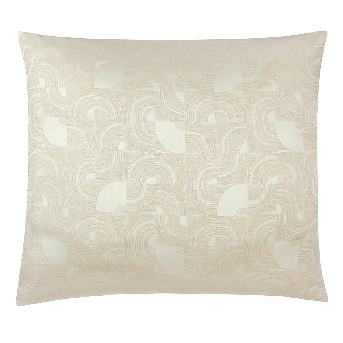 Sandstone-colored Ann Gish Lugano Pillow