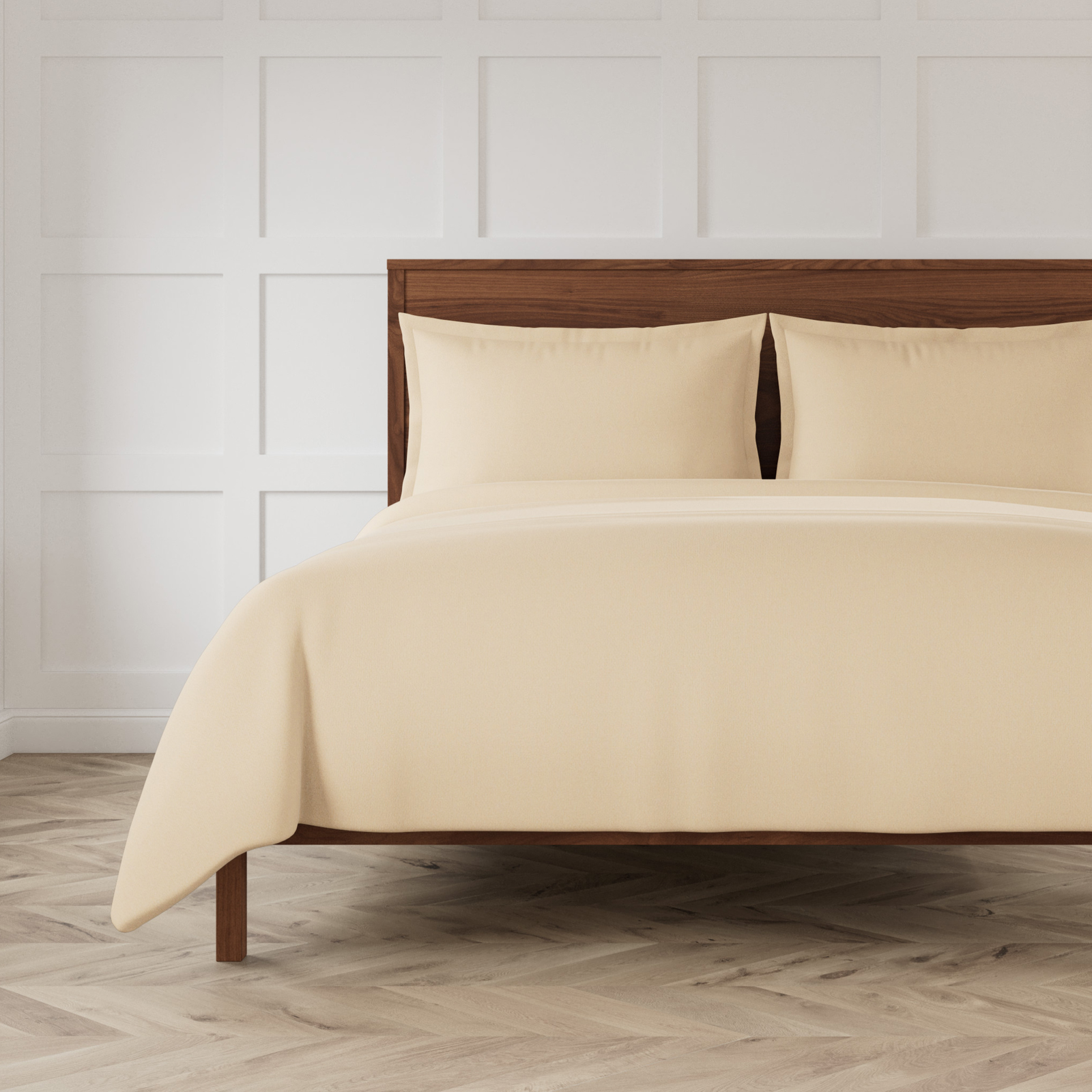 Bed in Pumice Ann Gish Neo Duvet Set