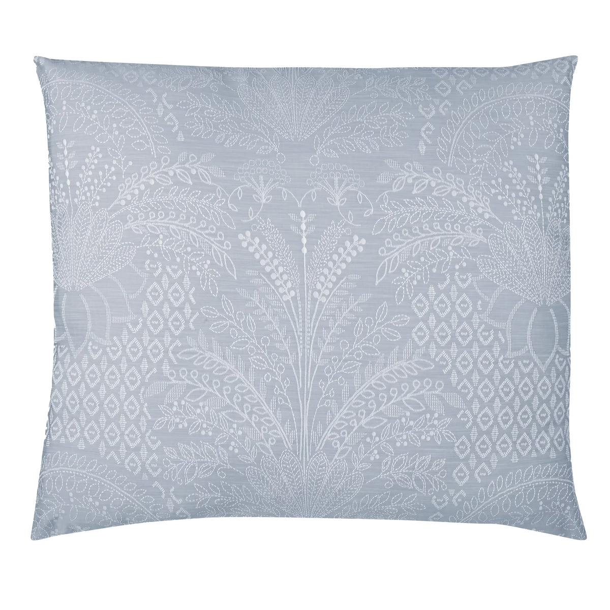 Blue and White-colored Ann Gish Printemps Pillow