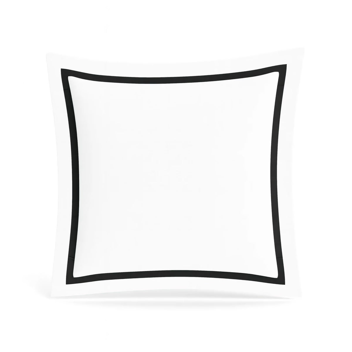 Ann Gish Ready-to-Bed 2.0 Cotton & Trim Euro Sham in Black