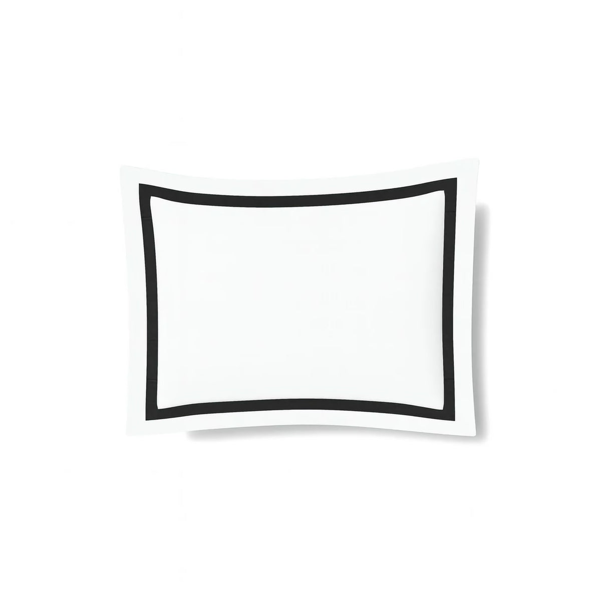 Ann Gish Ready-to-Bed 2.0 Cotton & Trim Standard Sham in Black