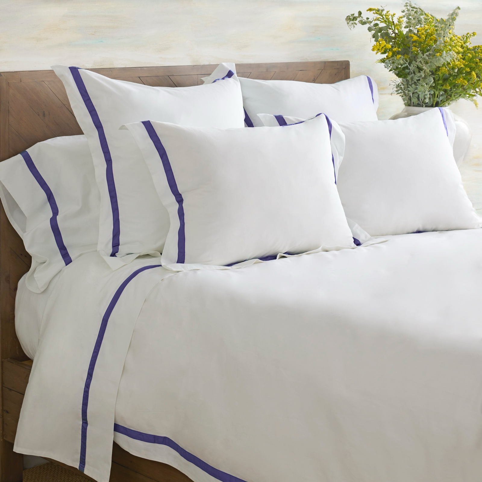 Navy Ann Gish Ready-to-Bed 2.0 Cotton & Trim Bedding