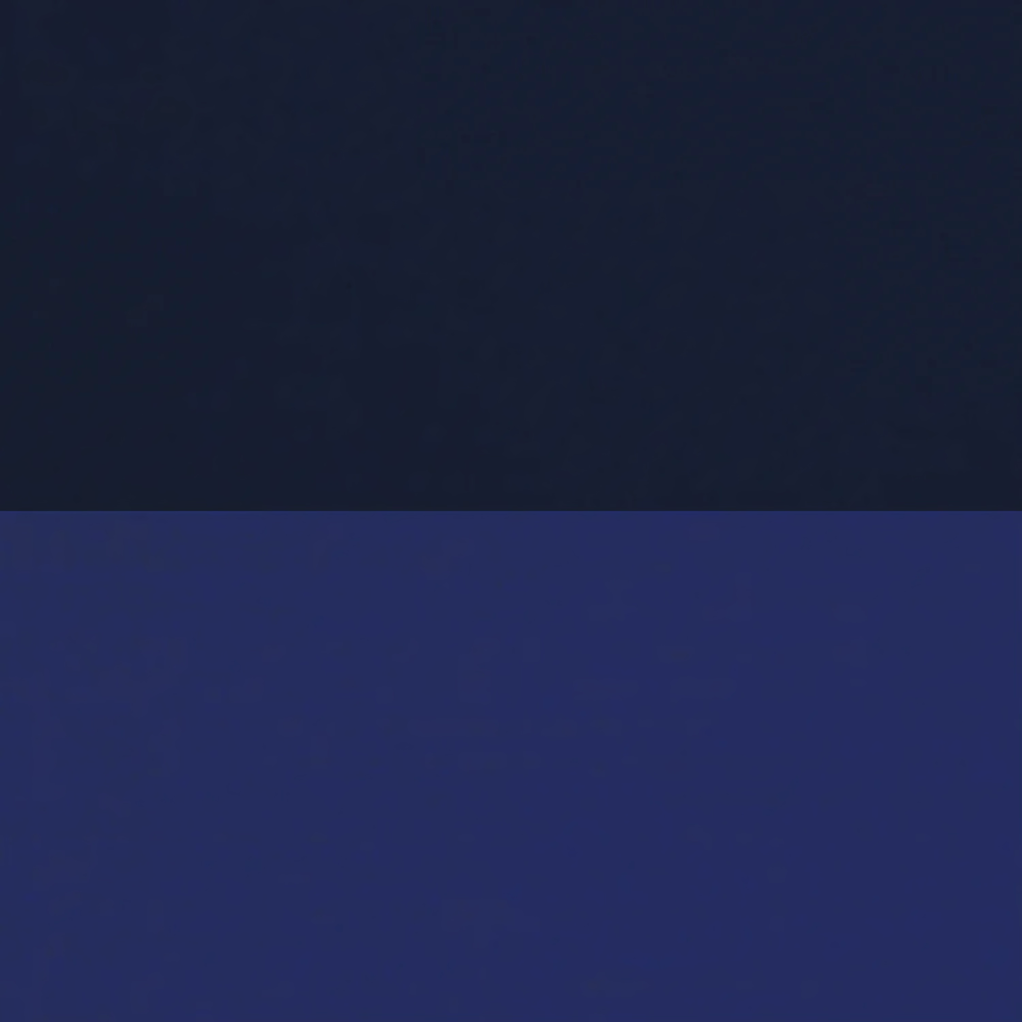 Bed in Navy and Periwinkle Ann Gish Ready-to-Bed 2.0 Duvet Covers and Shams