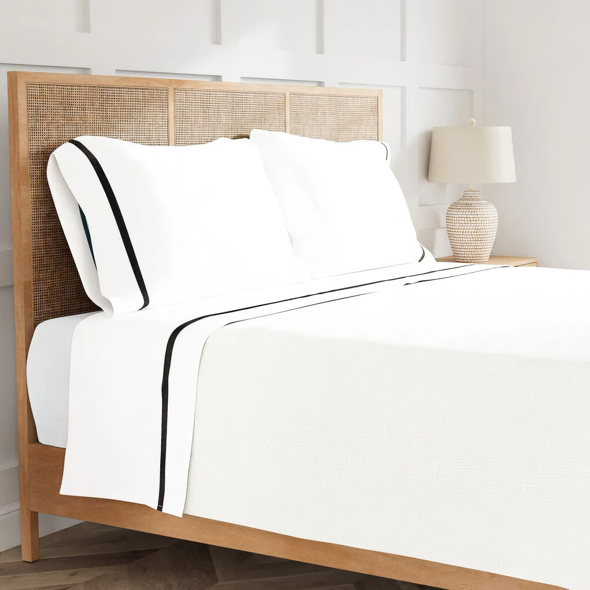 Black Ann Gish Ready-to-Bed 2.0 Cotton & Trim Bedding