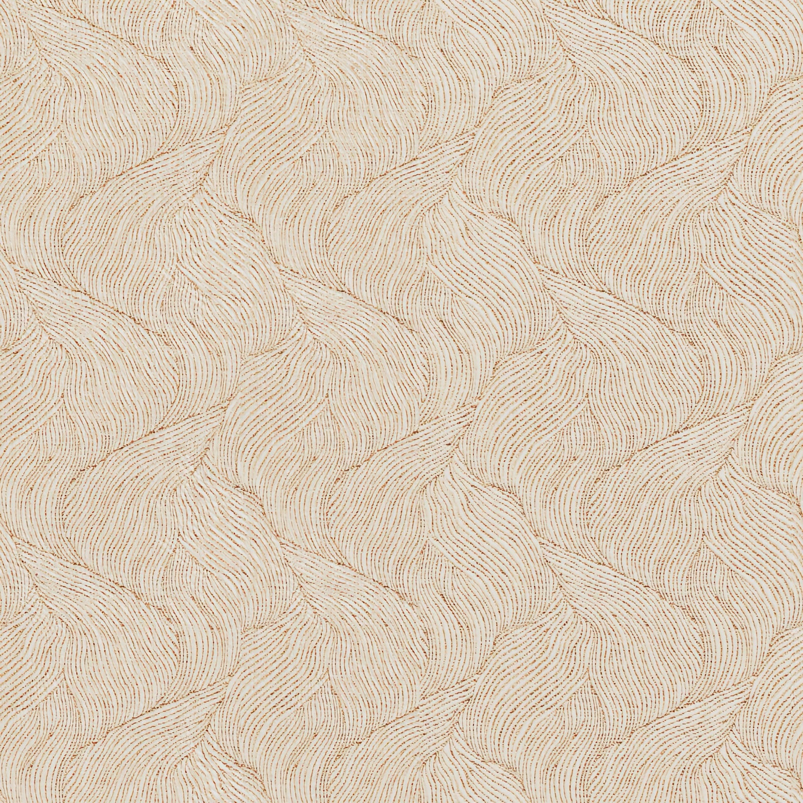 Bed in Gold Color Ann Gish Tidal Duvet Set