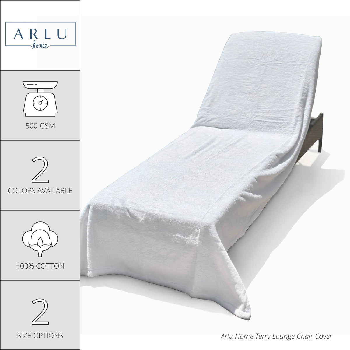 ARLU Home Lounge Chair Cover Carousel Infographic