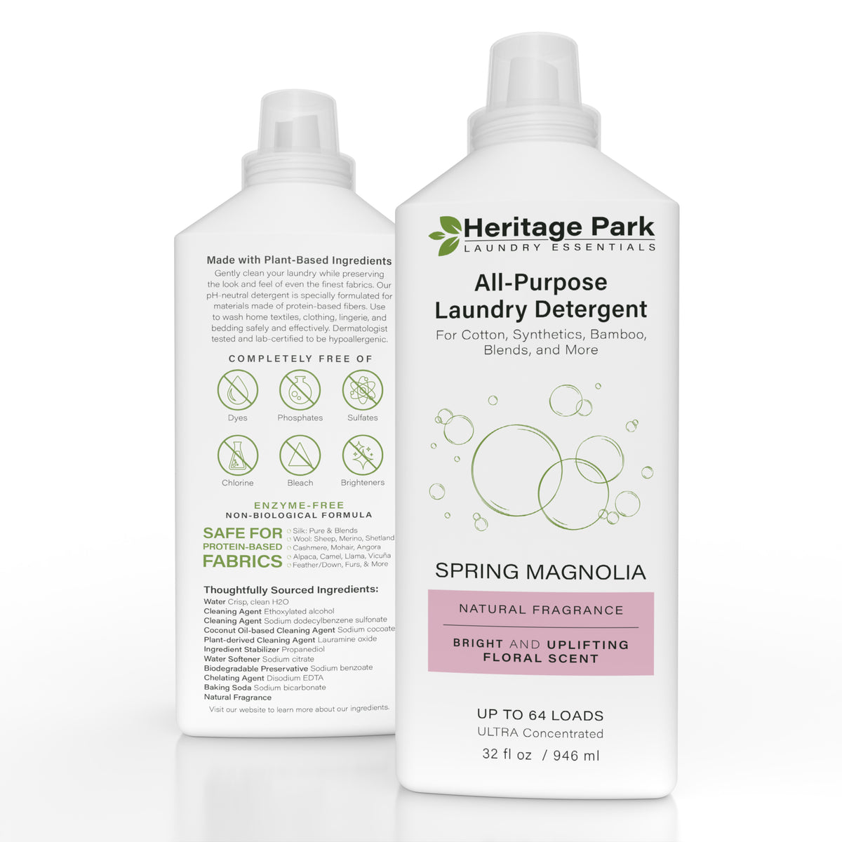 Heritage Park Luxury All Purpose Laundry Detergent - Spring Magnolia