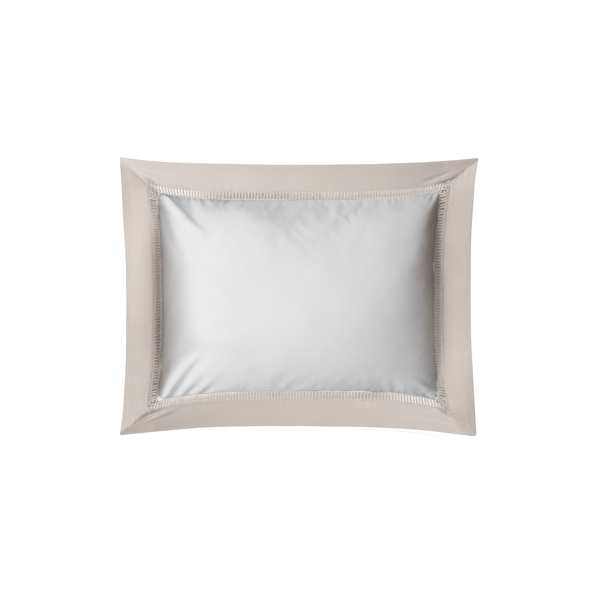 Boudoir Sham Silo of Latte on White BOVI Escada Bedding
