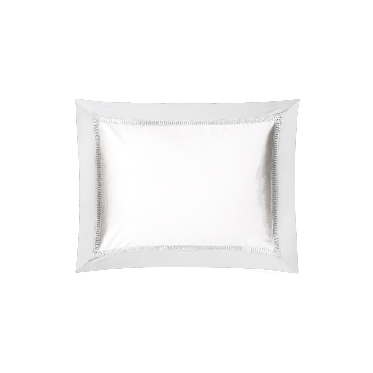Boudoir Sham Silo of White on White BOVI Escada Bedding