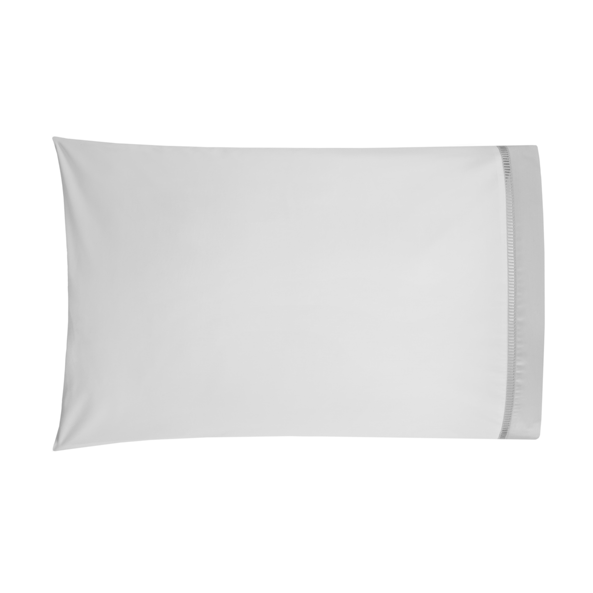 Pillowcase Silo of Silver on White BOVI Escada Bedding