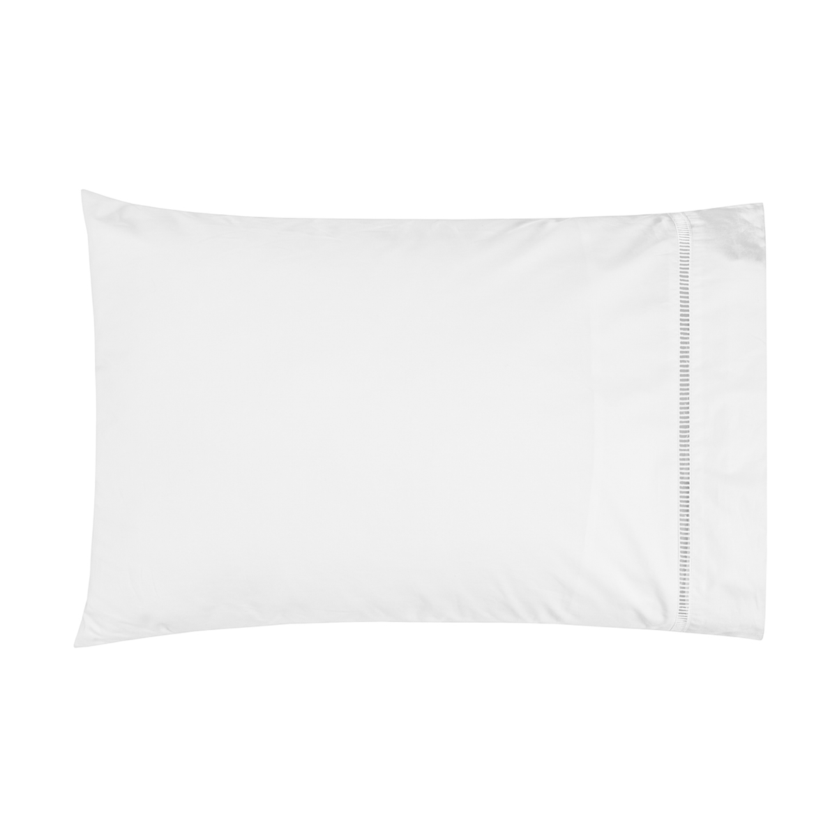 Pillowcase Silo of White on White BOVI Escada Bedding