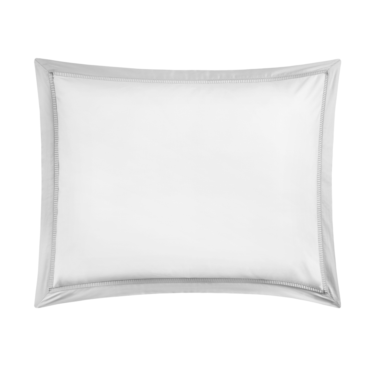 Sham Silo of Silver on White BOVI Escada Bedding