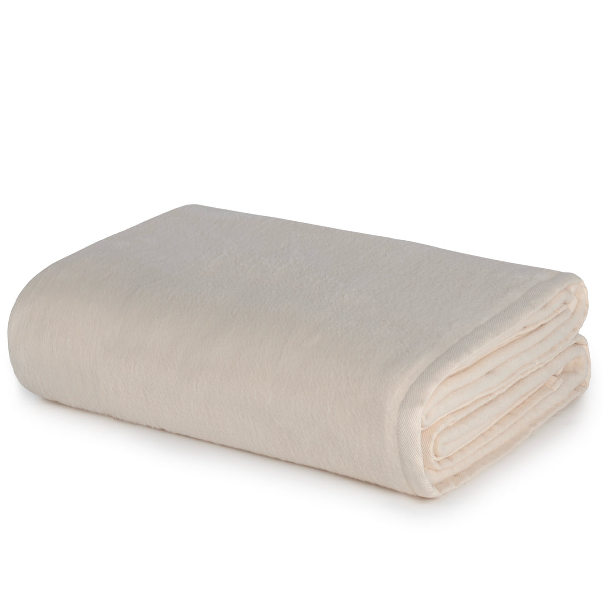 Folded BOVI Finnley Blanket in Natural color