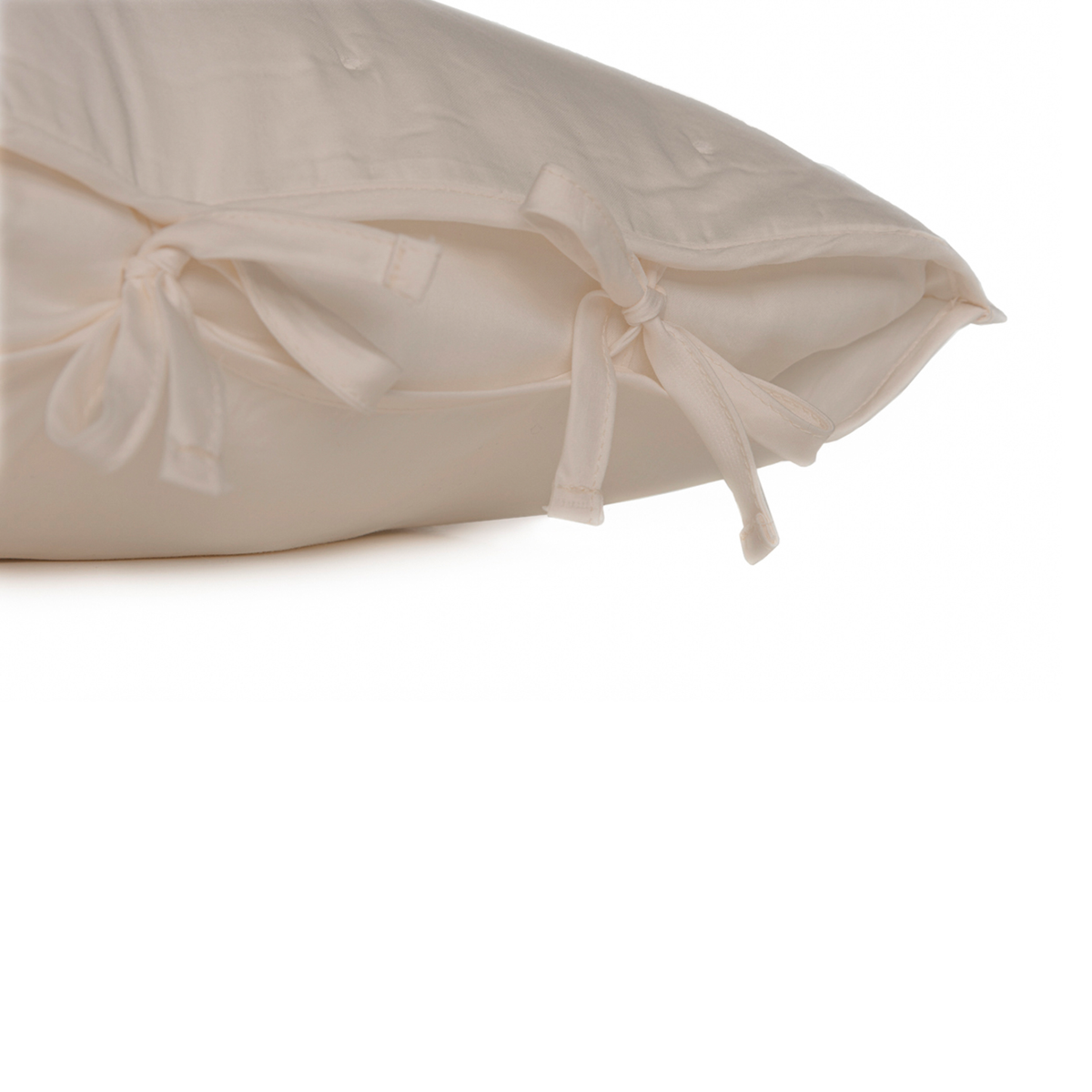 Detail View of Latte BOVI Grace Coverlets and Shams