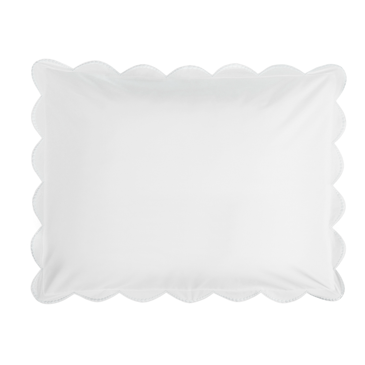 Sham Silo of White and White BOVI Nazare Bedding