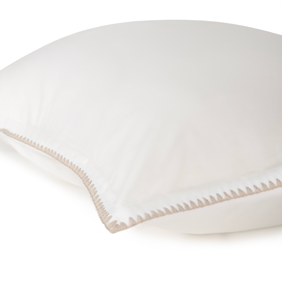 Sham Closeup of Latte BOVI Poppy Bedding