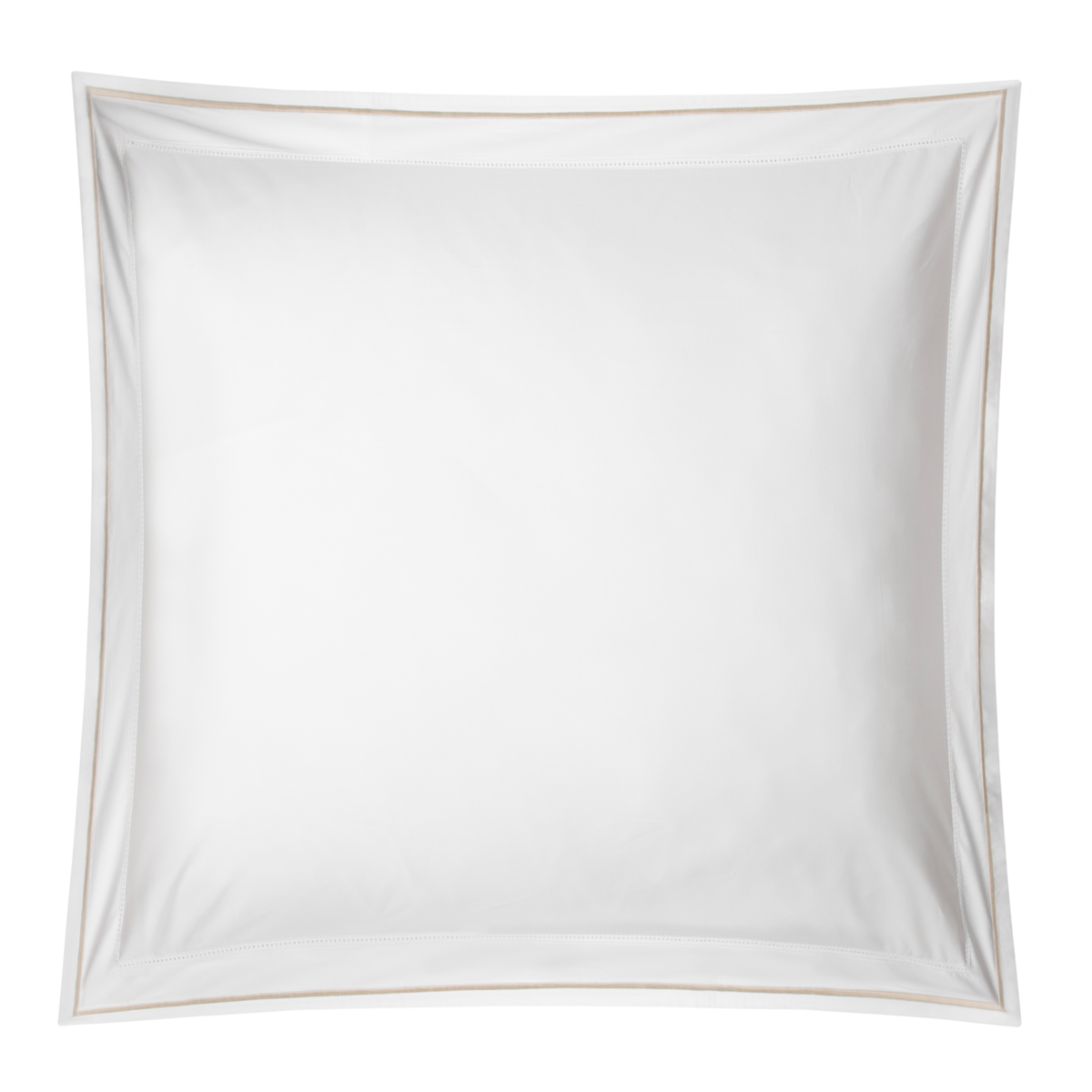 Silo of White and Latte BOVI Sierra Bedding Euro Cover