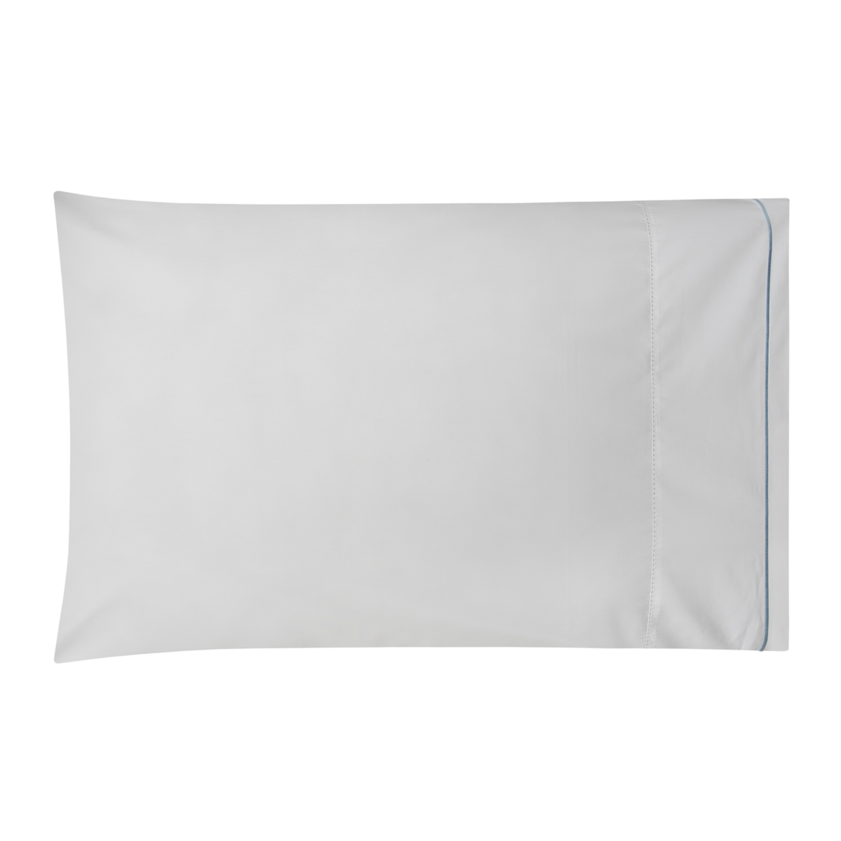 White and Ocean Blue BOVI Sierra Bedding Pillowcase