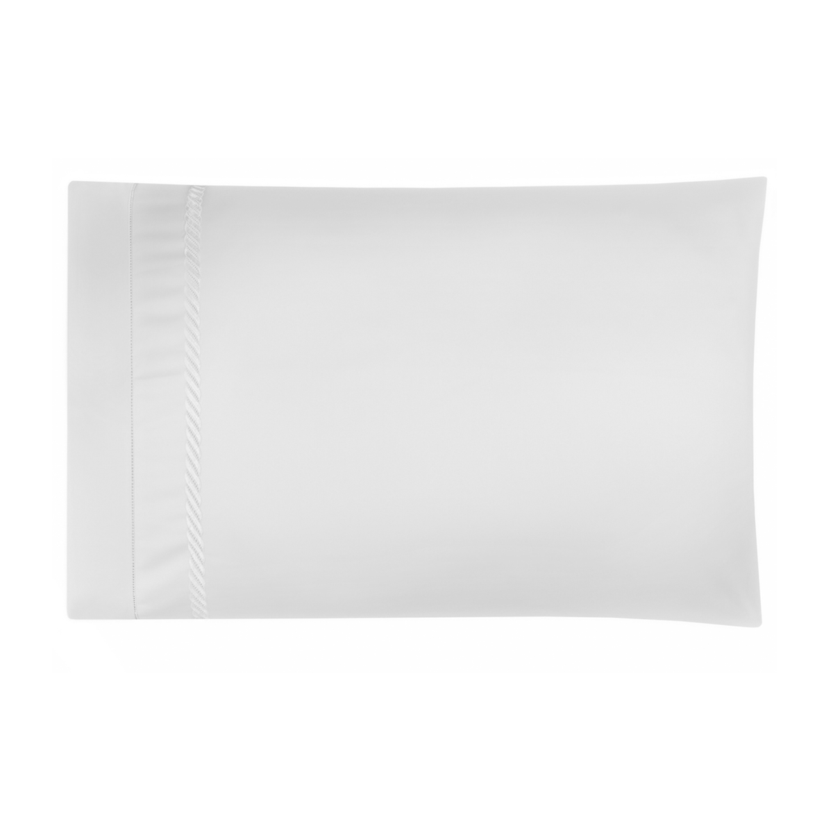 Pillowcase Silo of BOVI Simone Bedding with White and White color