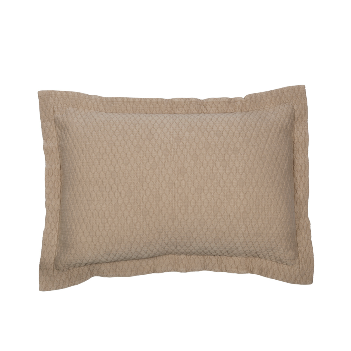 Sham Silo of BOVI Simply Cotton in Taupe color