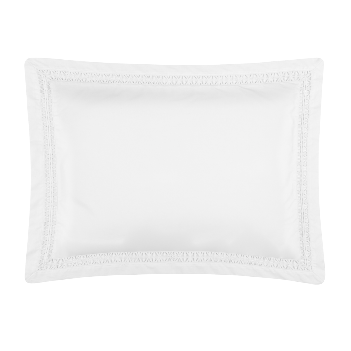 Sham Silo of White BOVI Sloan Bedding