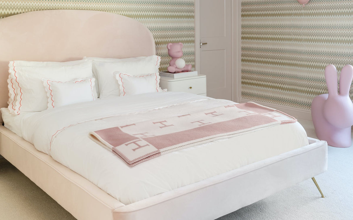 Matouk India Bedding - Blush