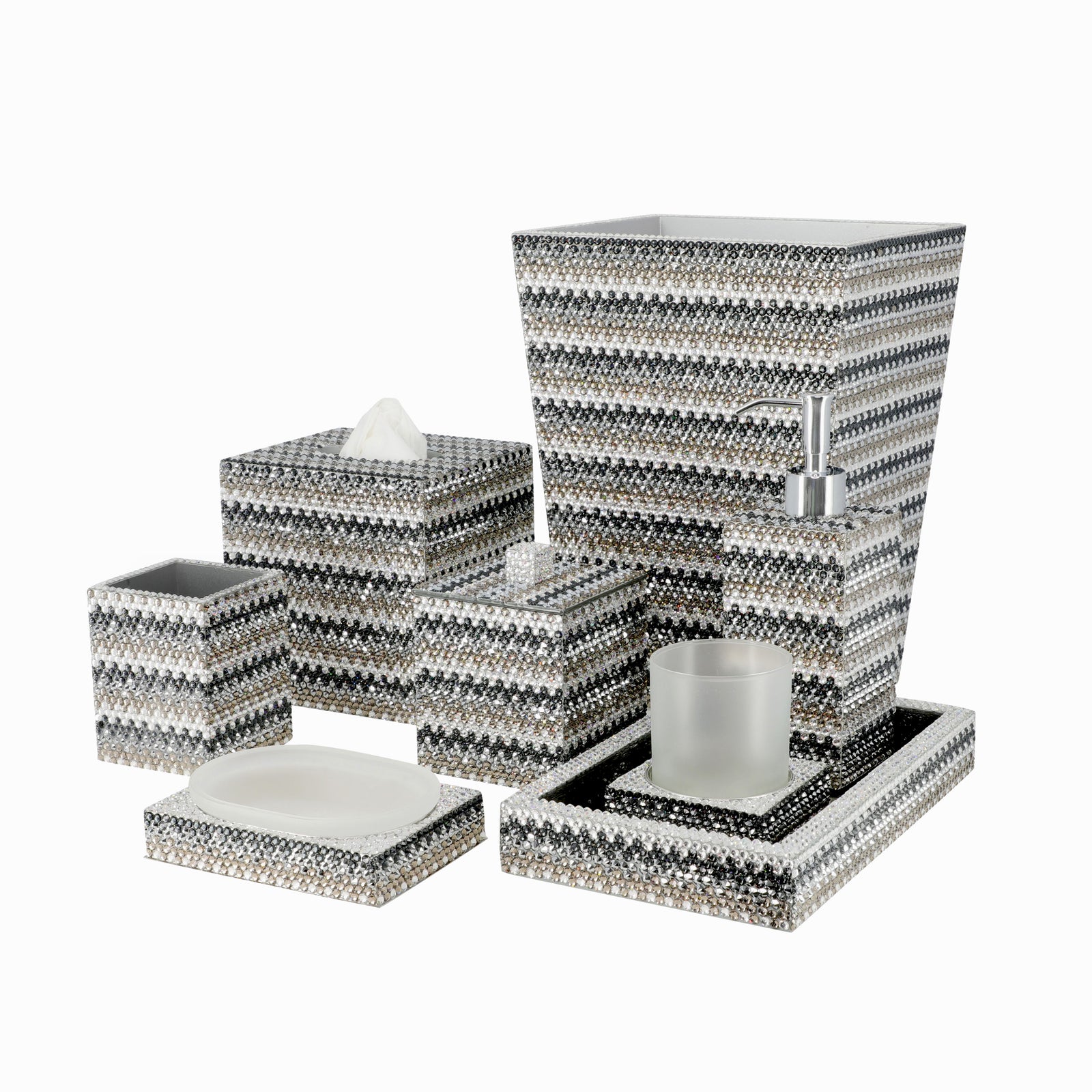 Mike and Ally Swarovski Biarritz Bath Accessories 