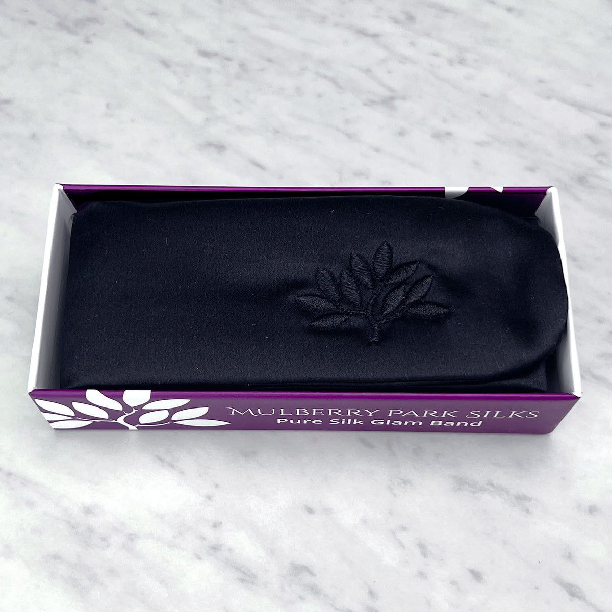 Mulberry Park Silks Silk Glam Band - Black