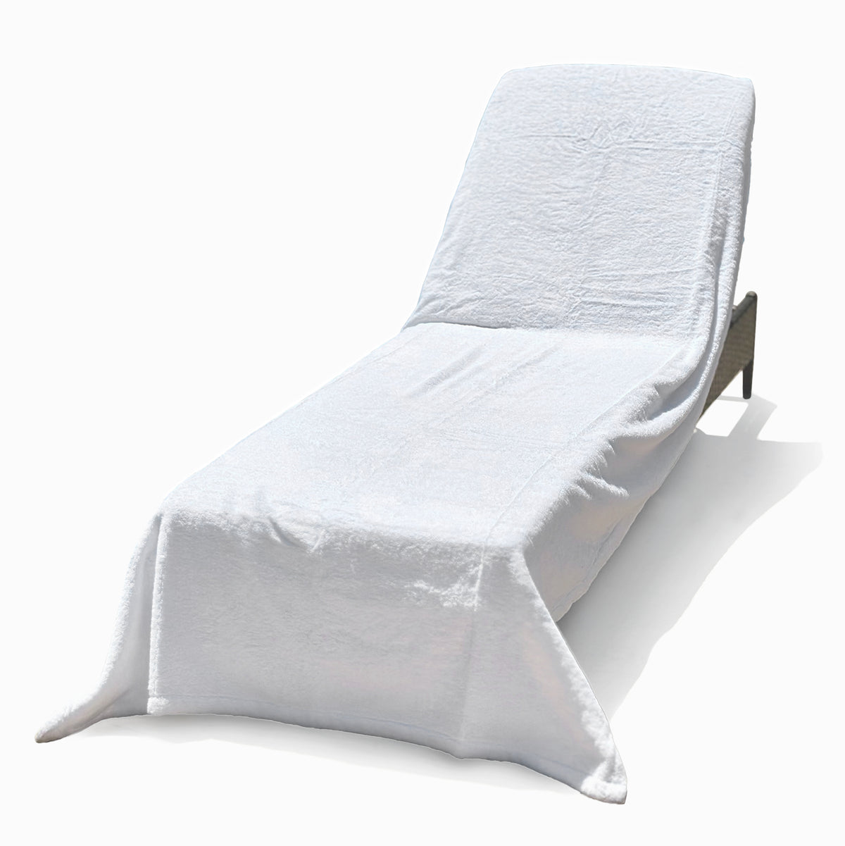 Carousel Images of ARLU Home White Lounge Chair Cover