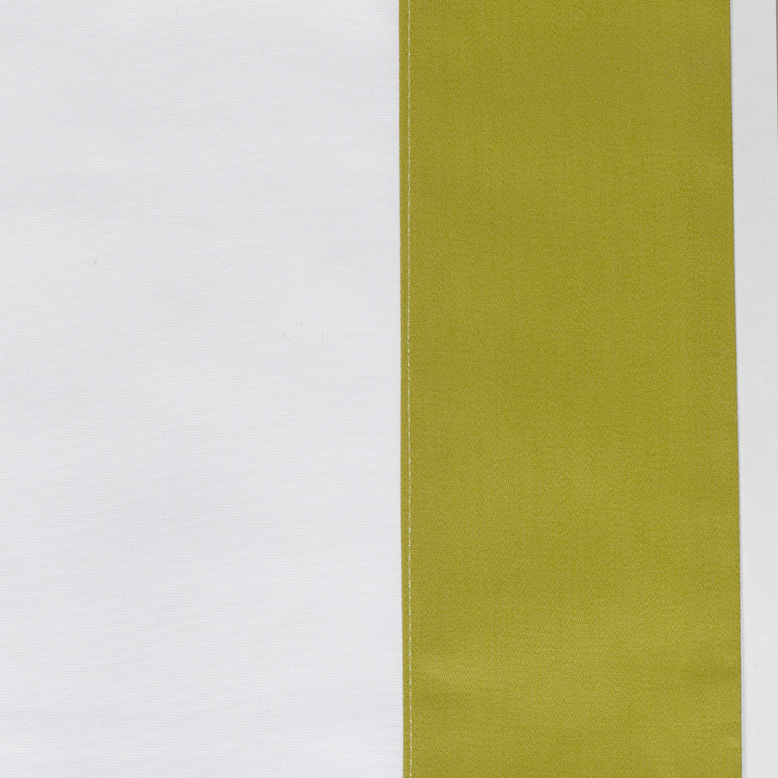 Full Bed Dressed in Celso de Lemos Hella Bedding with Fougere Colored Swatch