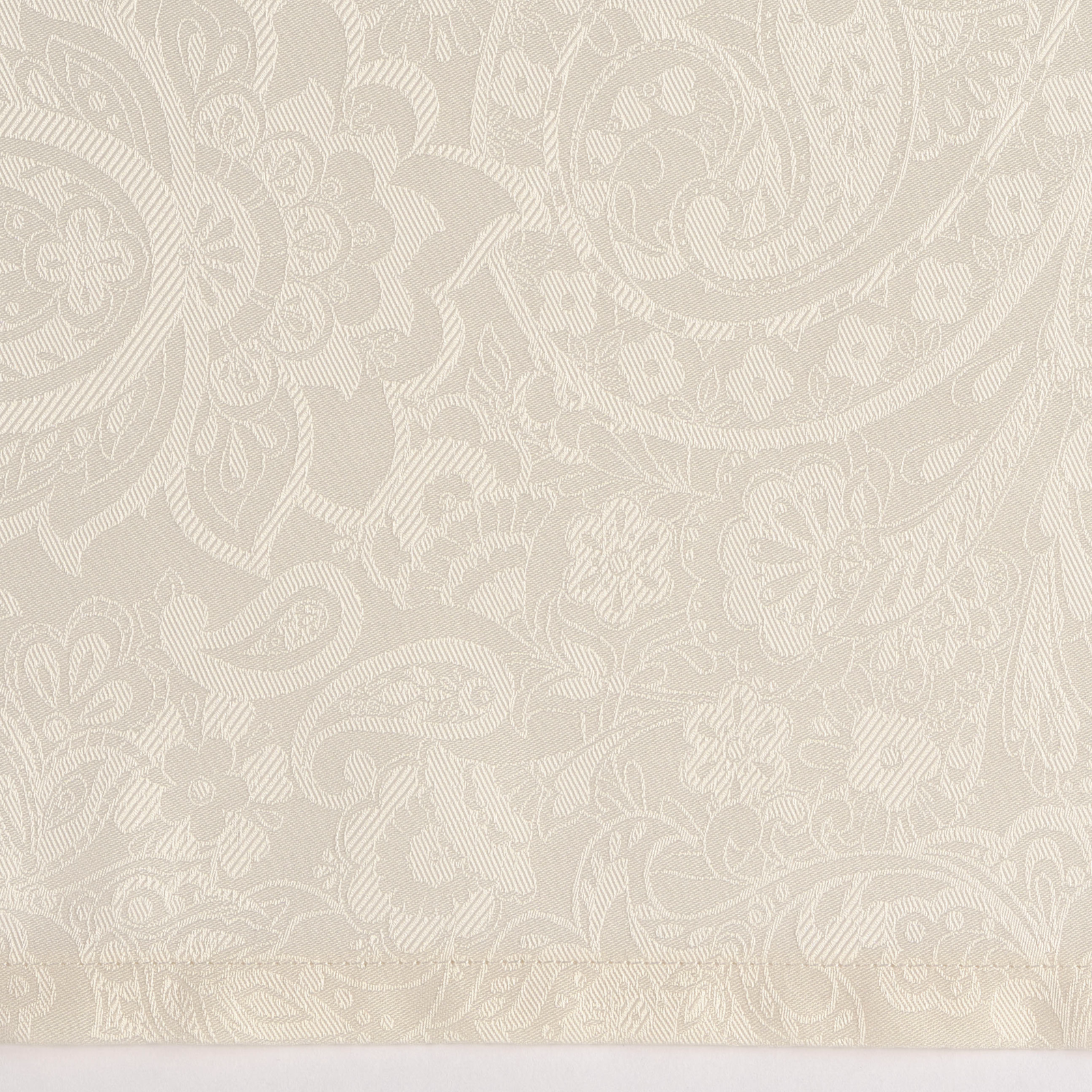 Lifestyle Shot of Full Bed in Celso de Lemos Joanne Collection with Naturel Swatch