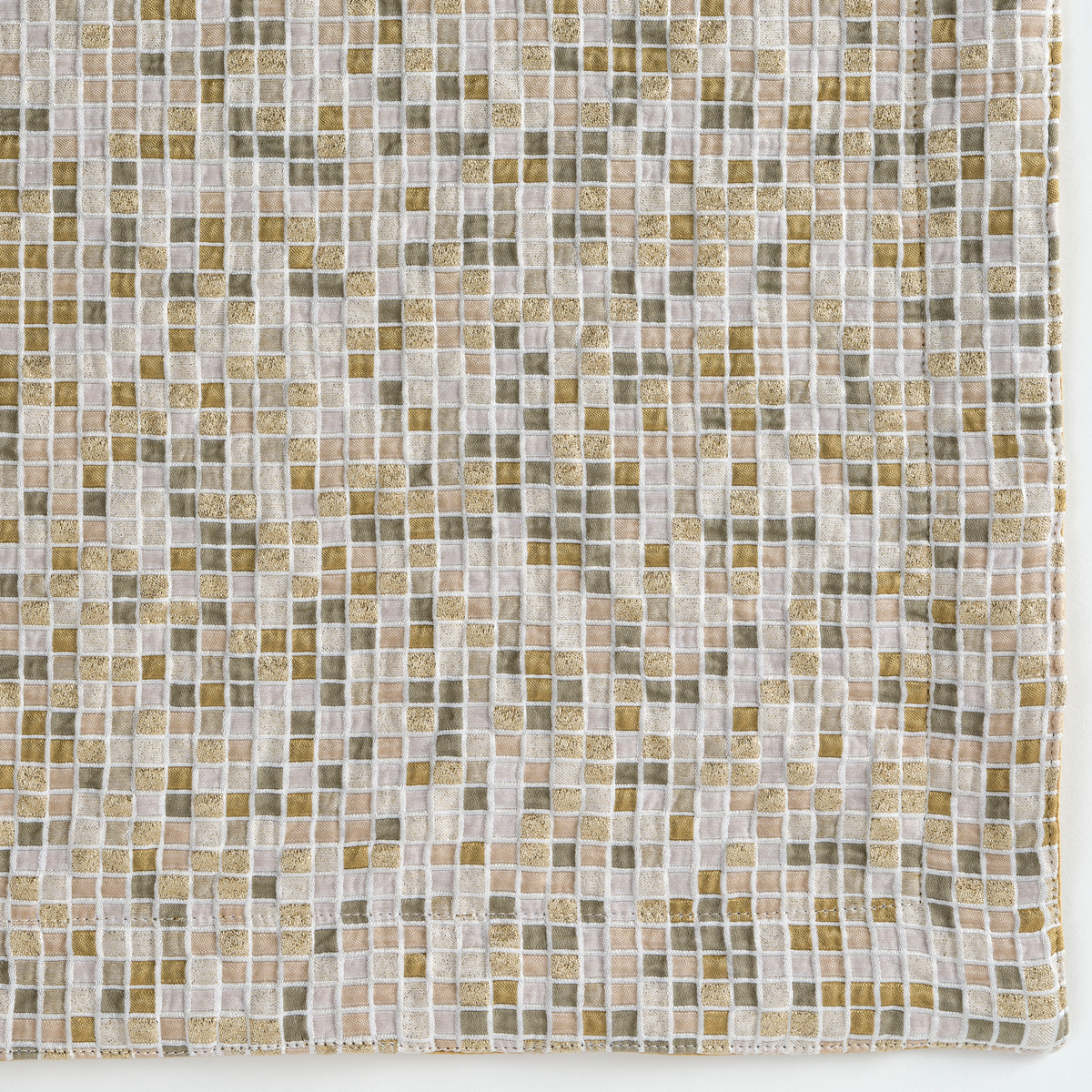 Swatch Sample of Celso de Lemos Mosaic Collection in Miel Color