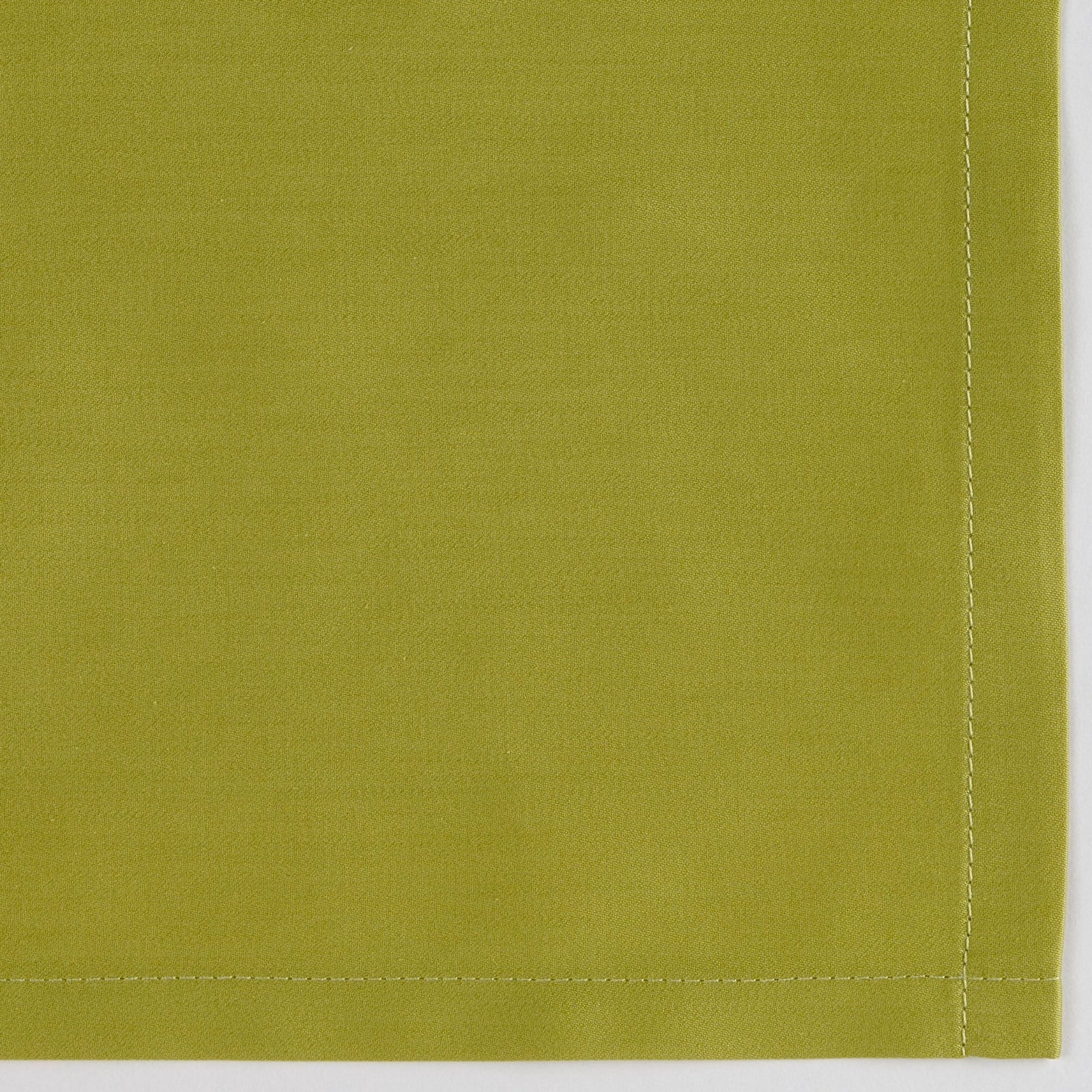 Full Bed Dressed in Celso de Lemos Secret Bedding with Fougère Colored Swatch