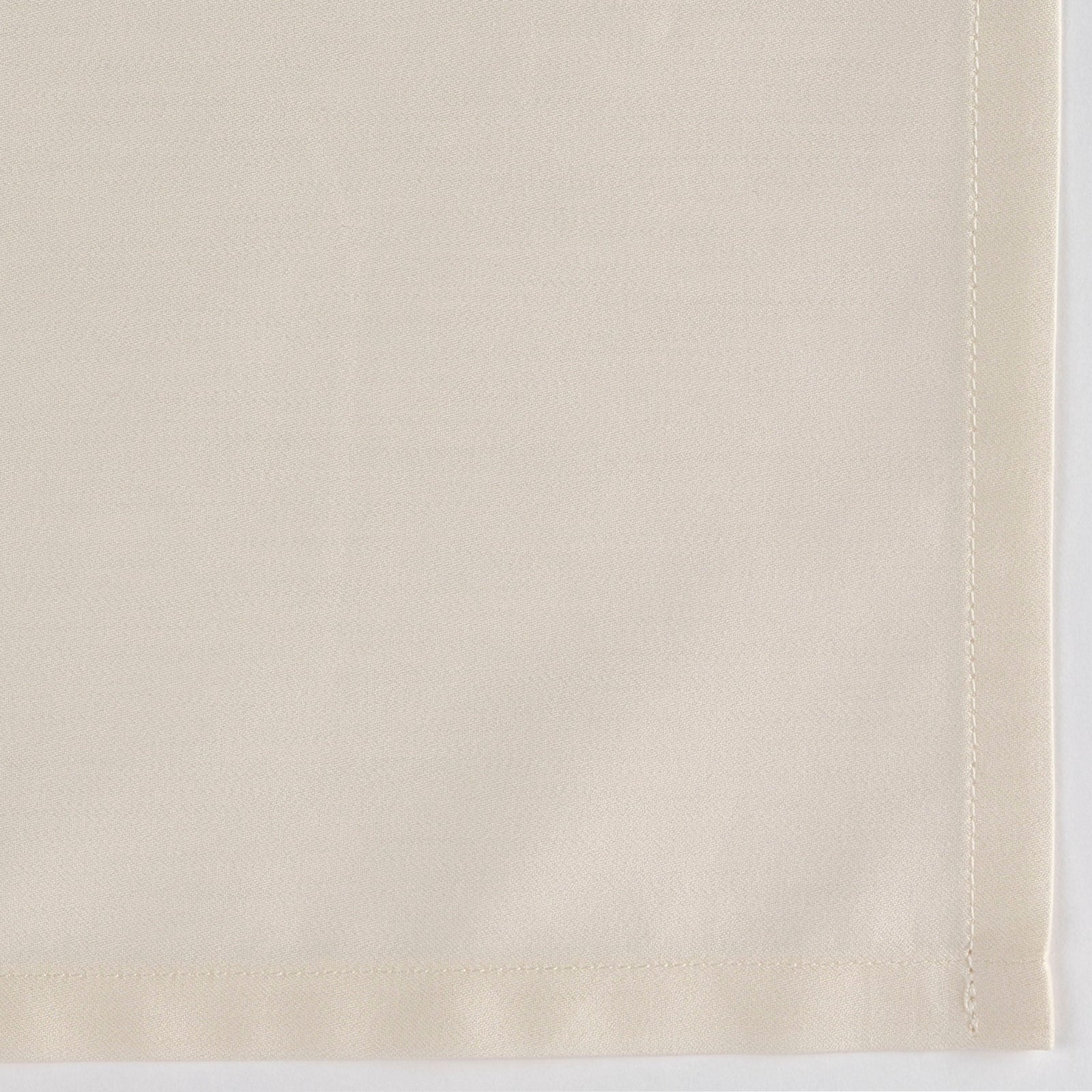 Full Bed Dressed in Celso de Lemos Secret Bedding with Naturel Colored Swatch