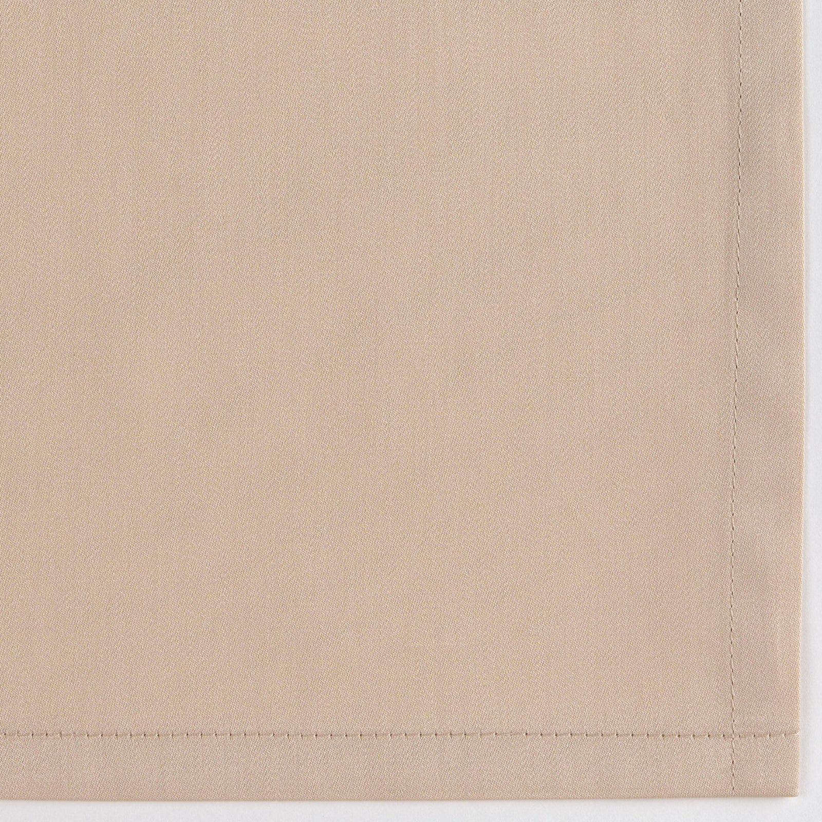 Full Bed Dressed in Celso de Lemos Secret Bedding with Powder Colored Swatch