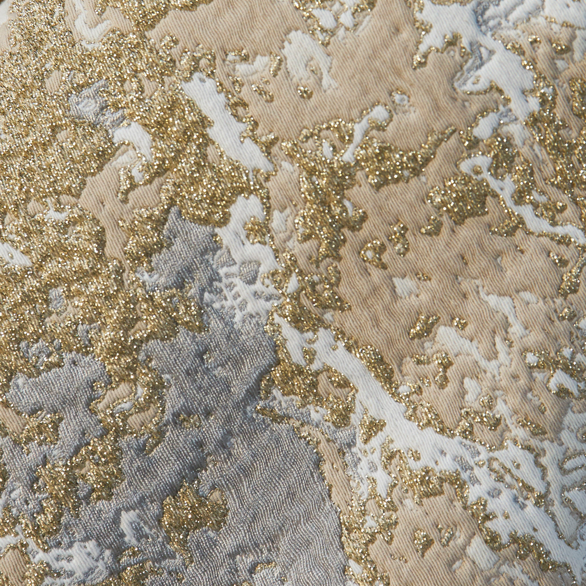 Swatch Sample of Celso de Lemos Waltz Bedding in Miel Color