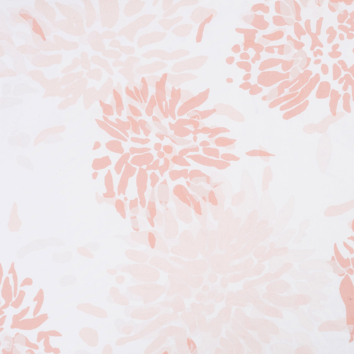 Blush floral patterns of Matouk Chrysanthemum inEgyptian cotton percale