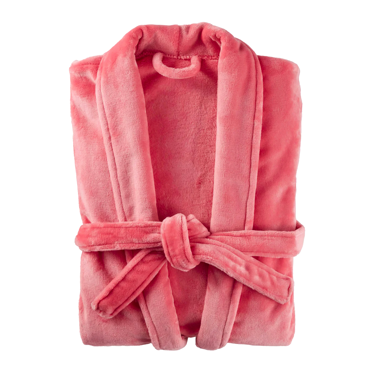 Folded Pine Cone Hill Sheepy Fleece 2.0 Robe in Coral