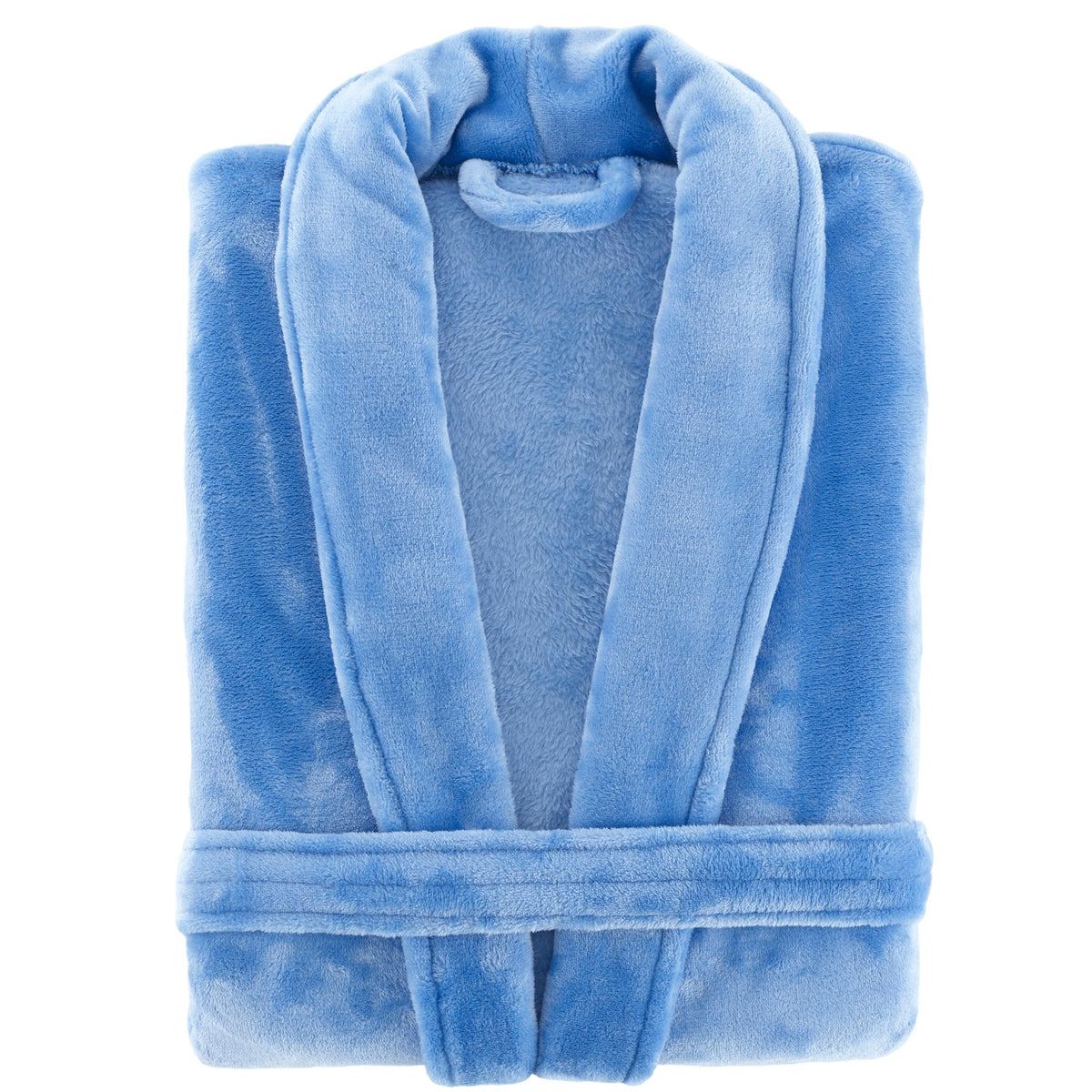 Folded Image of Pine Cone Hill Sheepy Fleece 2.0 Robe in Color French Blue