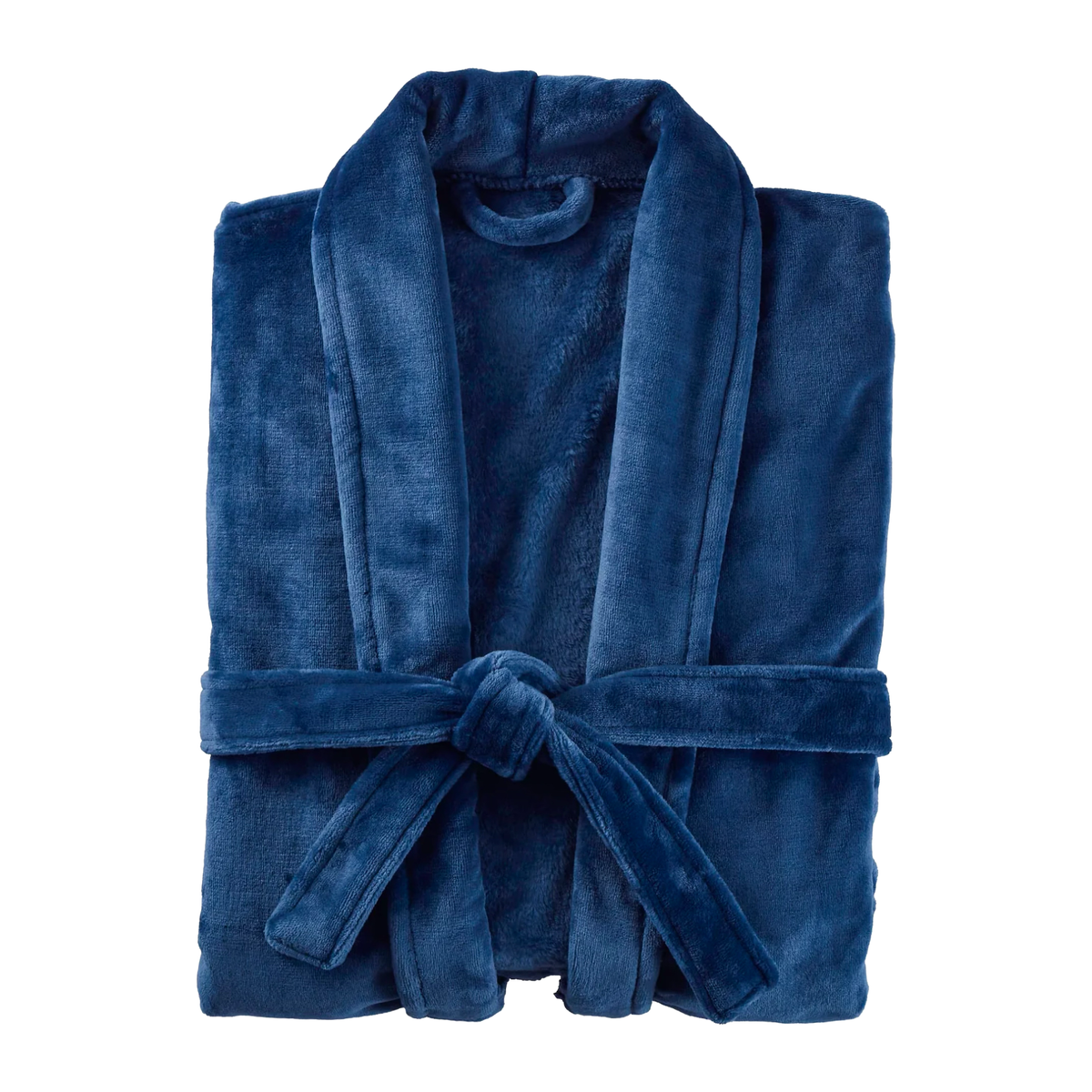 Folded Pine Cone Hill Sheepy Fleece 2.0 Robe in Navy