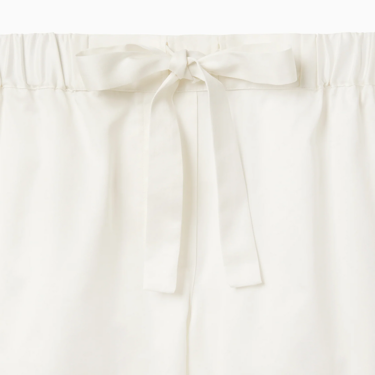 Closeup of Ivory Sferra Caricia Short against a white Background