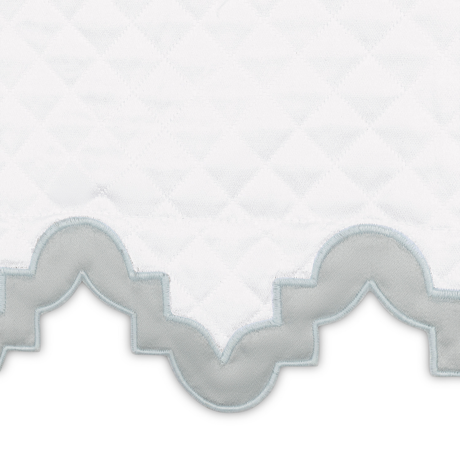 Matouk Aziza Matelasse Bedding Stacked and Folded Coverlets with Shams