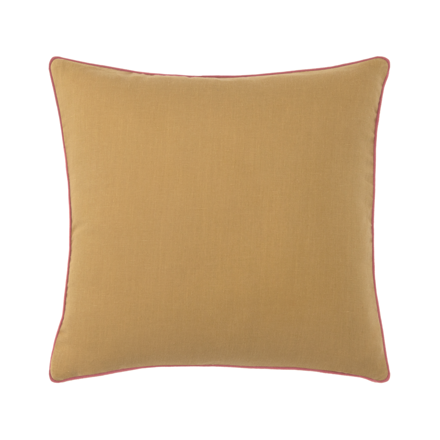 Yves Delorme Contes Decorative Pillow in Neige - the back