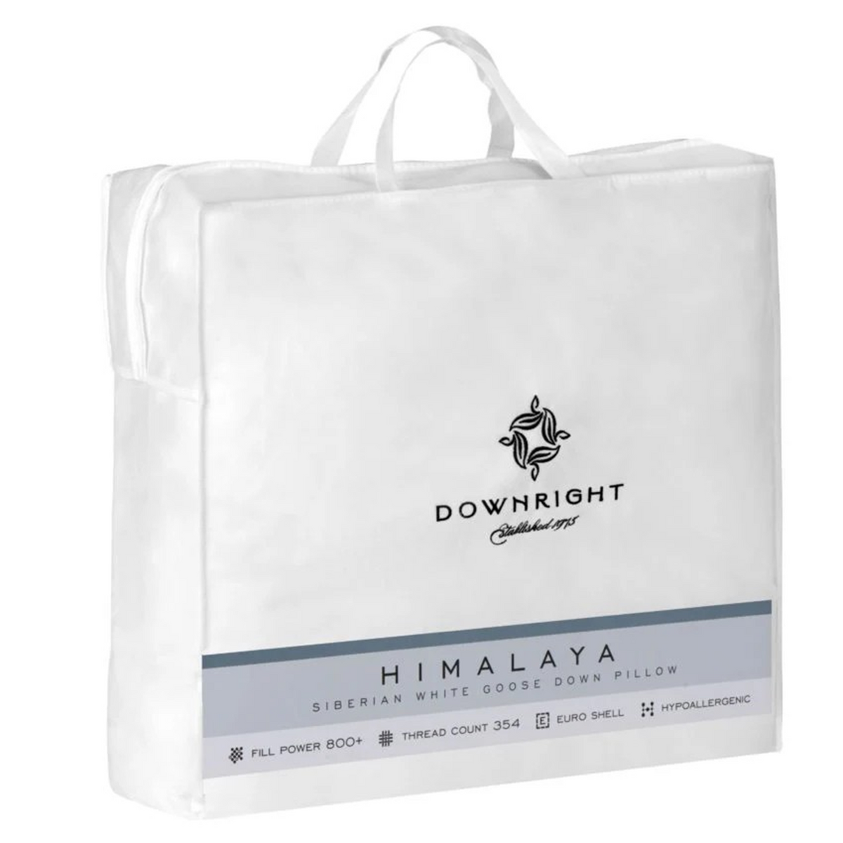 Downright Himalaya Siberian White Goose Down Comforter with Packaging