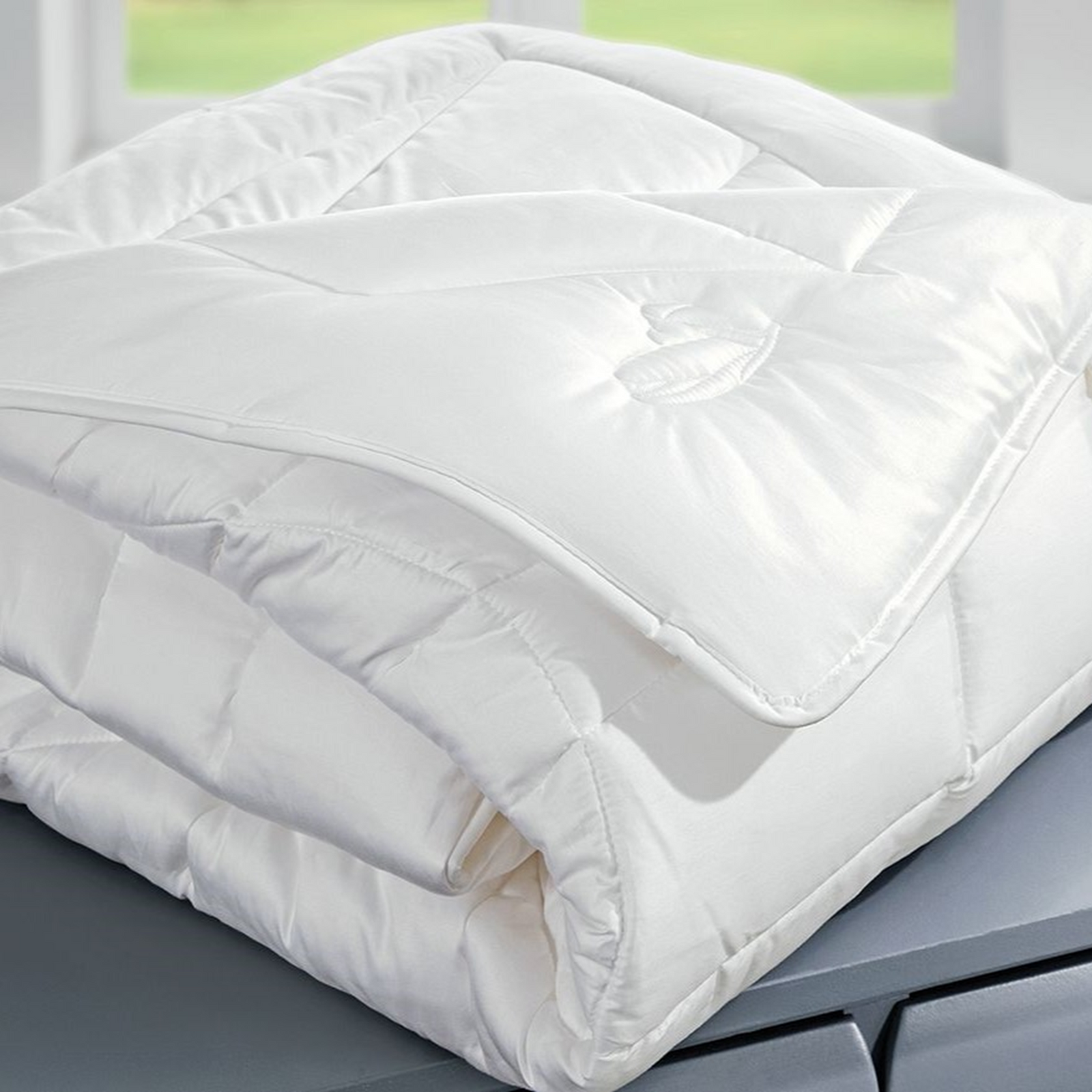 Closeup Image of Downtown Company Maize Winter Comforter