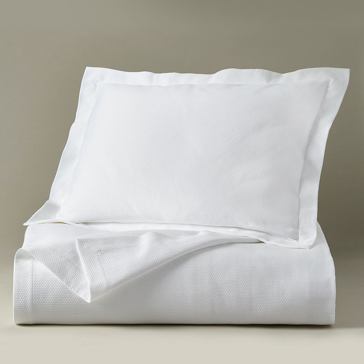 Lifestyle Image of Downtown-Company Paige Coverlets and Shams in White Color