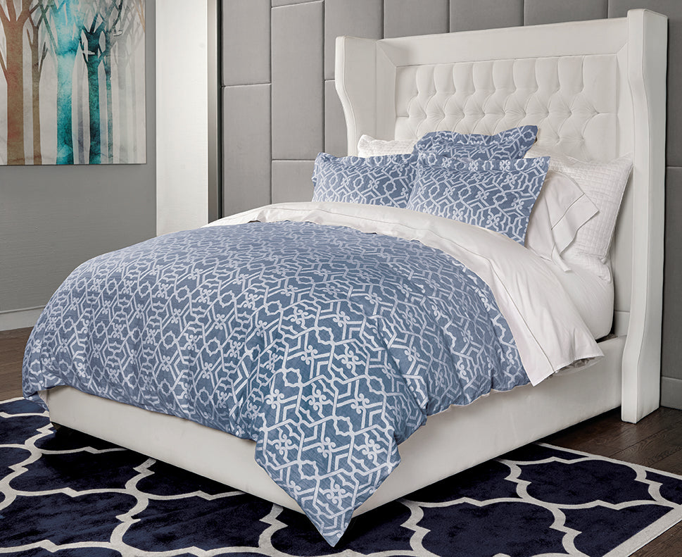 Downtown Company Taylor Bedding - Blue