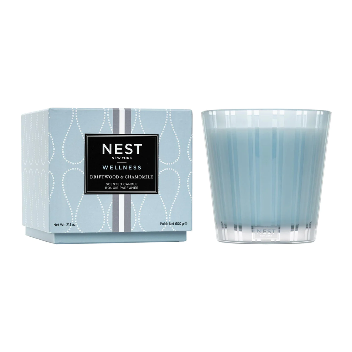 Product Image of Nest New York Driftwood and Chamomile 3-Wick Candle with Box