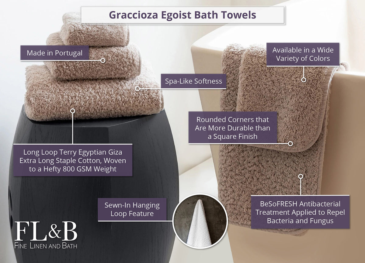 Graccioza Egoist Bath Towels - Earth (Limited Edition)